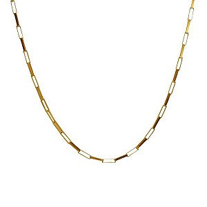 Cordão Masculino Cadeado Ouro 18k - 70cm