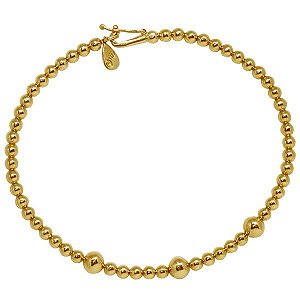 Pulseira Esferas Ouro 18k