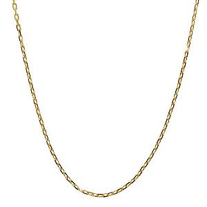 Cordão Cadeado Feminino Ouro 18k - 40cm
