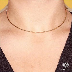 Gargantilha Aro Ouro 18k