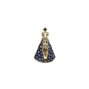 Pingente Nossa Senhora Ouro 18k Espinélio