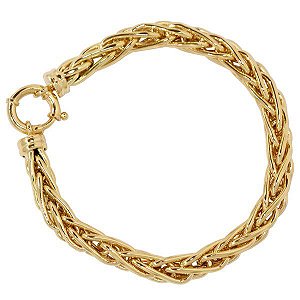 Pulseira Bold Trançada Ouro 18k