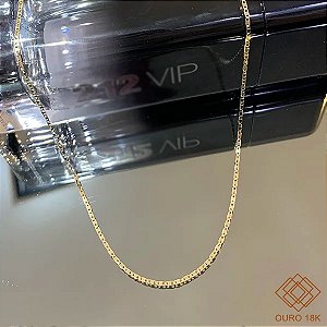 Cordão Piastrine Ouro 18k - 40cm