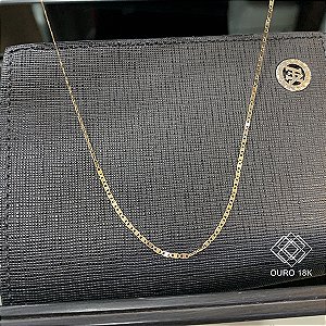 Cordão Piastrine Masculino Ouro 18k - 45cm