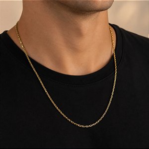 Cordão Unissex Maciço Ouro 18k - 70cm
