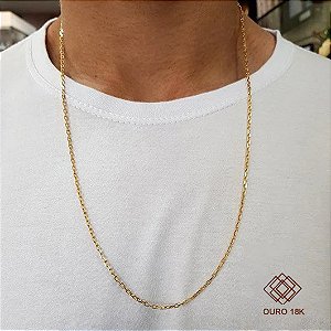 Cordão Unissex Maciço Ouro 18k - 70cm