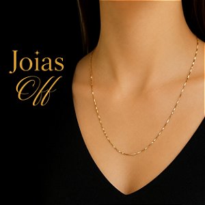 Cordão Veneziano Ouro 18k - 60cm