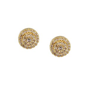 Brinco Chuveiro Ouro 18k Diamantes