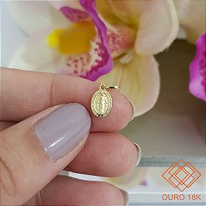 Pingente Nossa Senhora das Graças Ouro 18k