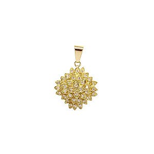 Pingente Chuveiro Navetinha Ouro 18k