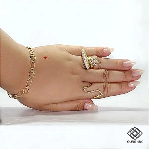 Pulseira Elos Ouro 18k
