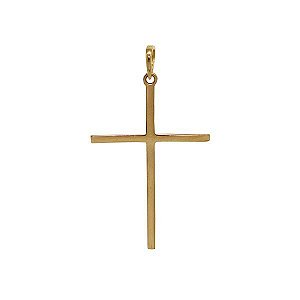 Pingente Cruz Grande Ouro 18k