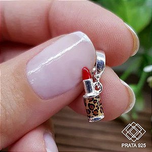 Pingente Batom Prata 925