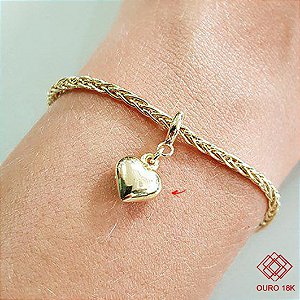 Pingente Coração Ouro 18k