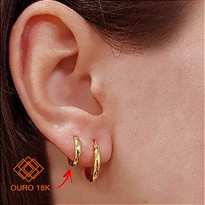 Brinco Argola Ouro 18k