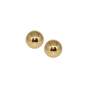 Brinco Bola Ouro 18k