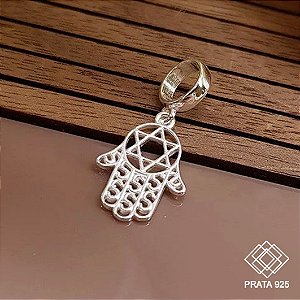Pingente Berloque Mão de Fátima Prata 925