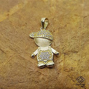 Pingente Menino Ouro 18k