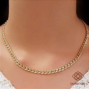 Gargantilha Romana 18k - 40cm