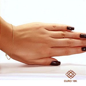 Pulseira Elo Português Ouro 18k