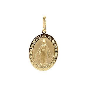 Pingente Nossa Senhora das Graças Ouro 18k