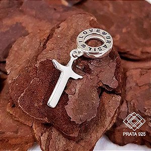 Pingente Berloque I Love Brasil Prata 925