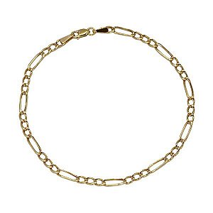 Pulseira Masculina Oca Ouro 18k