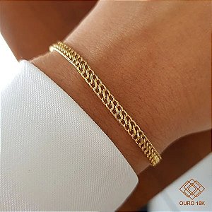 Pulseira Lacraia Ouro 18k