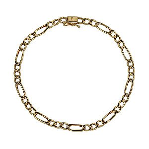 Pulseira Masculina Oca Ouro 18k