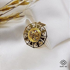 Pingente São Bento Ouro 18k