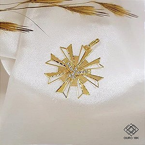 Pingente Espírito Santo Ouro 18k