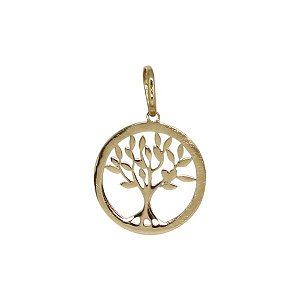 Pingente Árvore Da Vida Ouro 18k
