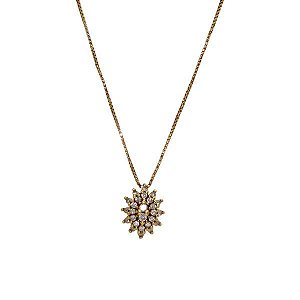 Gargantilha Ouro 18k Diamantes