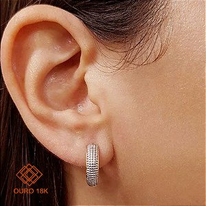 Brinco Argola Ouro 18k