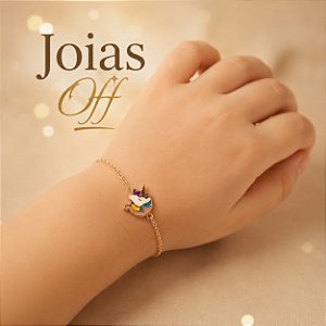 Pulseira Infantil Ouro 18k
