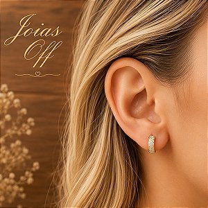 Brinco Argola Pequena Ouro 18k