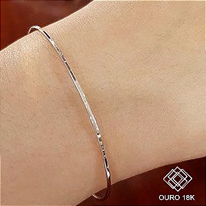 Bracelete Ouro Branco 18k