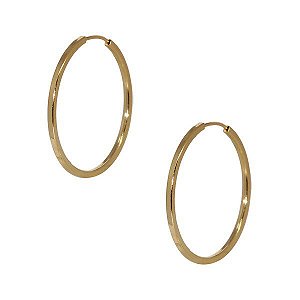 Brinco Bold Argola Ouro 18k