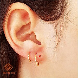 Brinco Argola Ouro 18k
