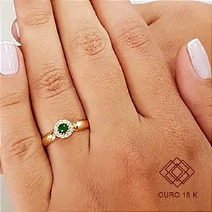 Anel Formatura Medicina Ouro 18k Zircônias - Sem emblema