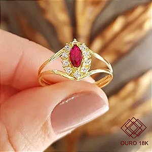 Anel Formatura Segurança Do Trabalho Ouro 18k Zircônias - Sem emblema