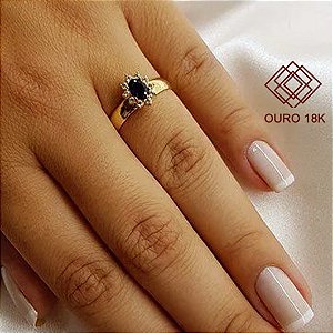 Anel Formatura Administração De Empresas Ouro 18k Zircônias - Sem emblema