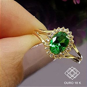 Anel Formatura Zootecnia Ouro 18k Zircônias - Sem emblema