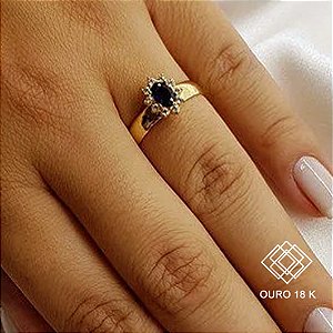 Anel Formatura Engenharia Da Computação Ouro 18k Zircônias - Sem emblema