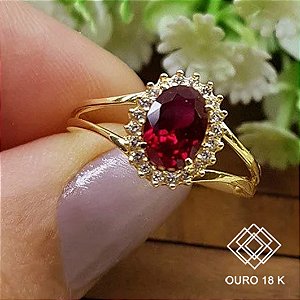 Anel Formatura Direito Ouro 18k Zircônias - Sem emblema