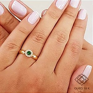 Anel Formatura Fisioterapia Ouro 18k Zircônias - Sem emblema