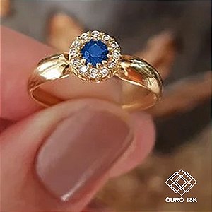 Anel Formatura Engenharia Química Ouro 18k Zircônias - Sem emblema