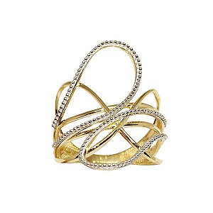 Anel Vazado Ouro 18k
