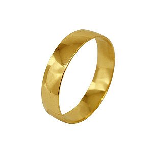 1 Aliança Casamento Ouro Amarelo 18k