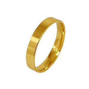 1 Aliança Casamento Ouro Amarelo 18k